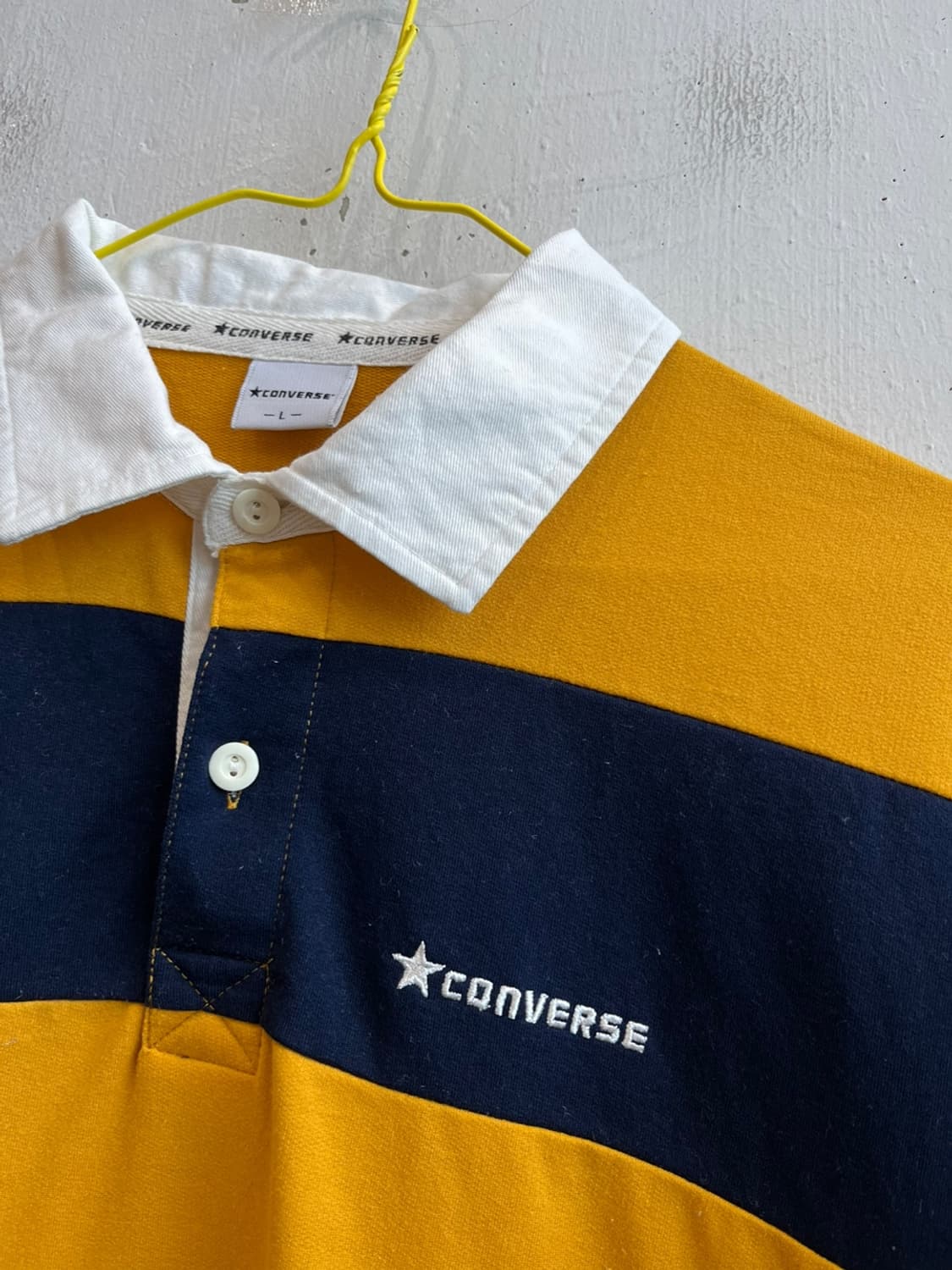CONVERSE 컨버스 재팬 럭비 PK티셔츠 카라티 L 상품이미지2