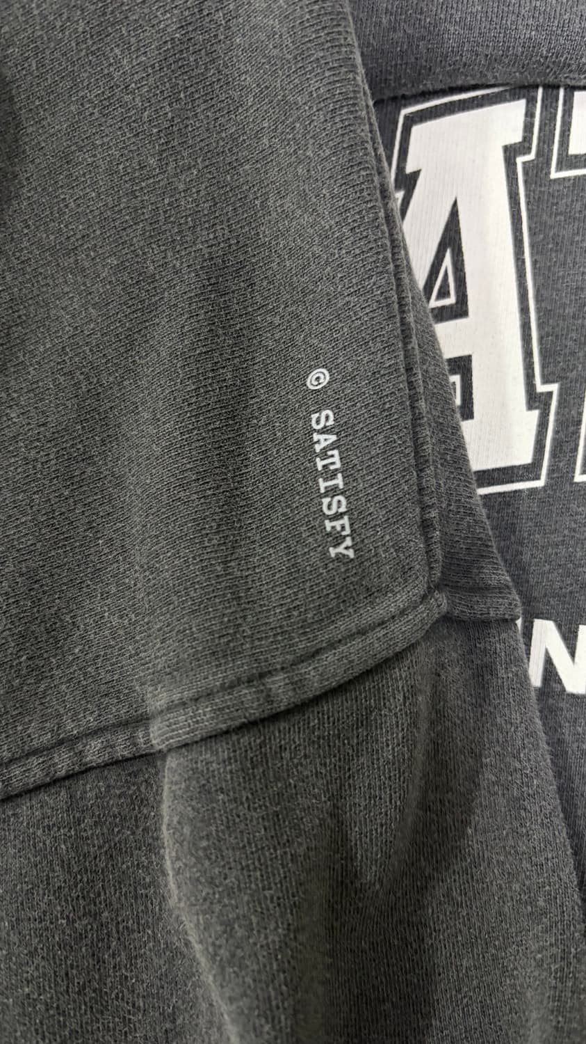 새티스파이 softcell 후드티 에이지드 블랙 상품이미지5