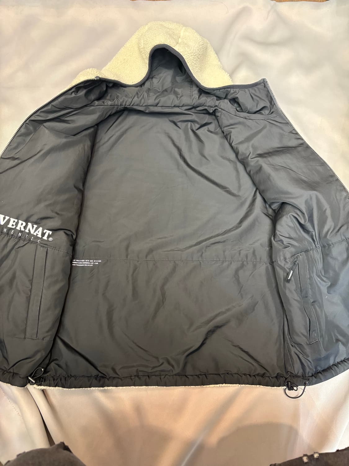 커버낫 후리스 집업 아이보리 상품이미지3