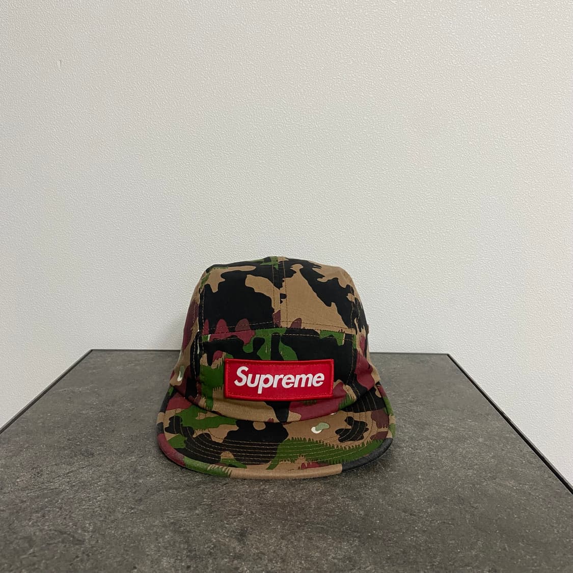 (OS) 슈프림 박스로고 캠프캡 모자 밀리터리 카모 상품이미지1