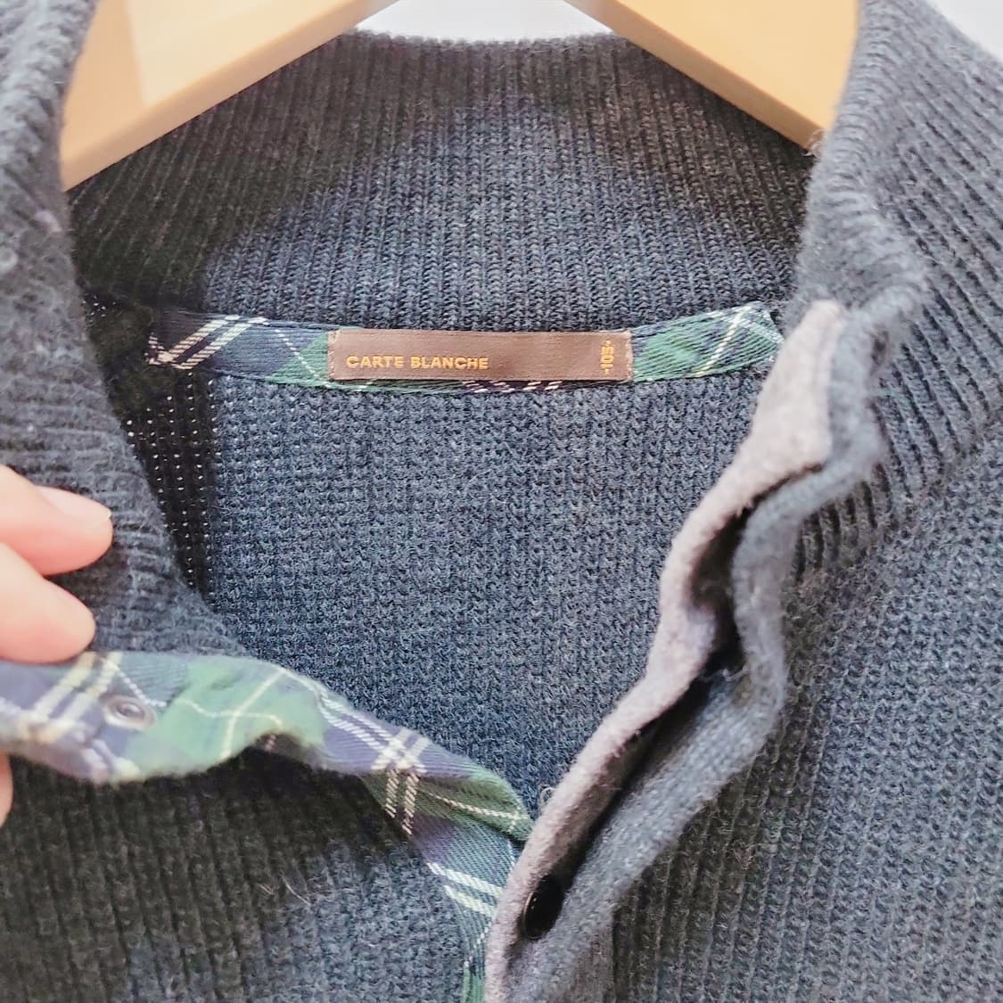 105) 까르뜨블랑슈 니트 조끼  상품이미지6