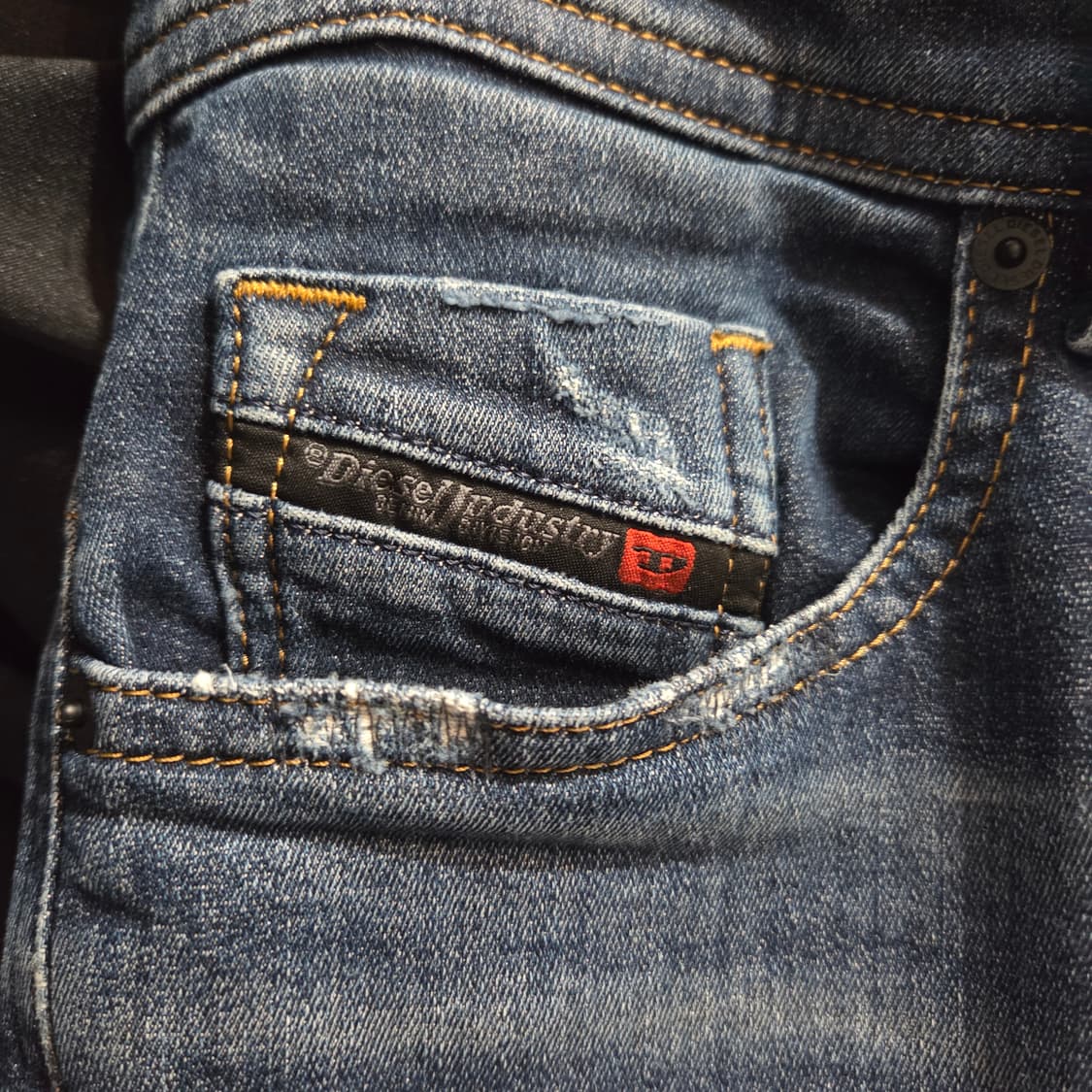 디젤 데님 남성 데미지진 상품이미지4