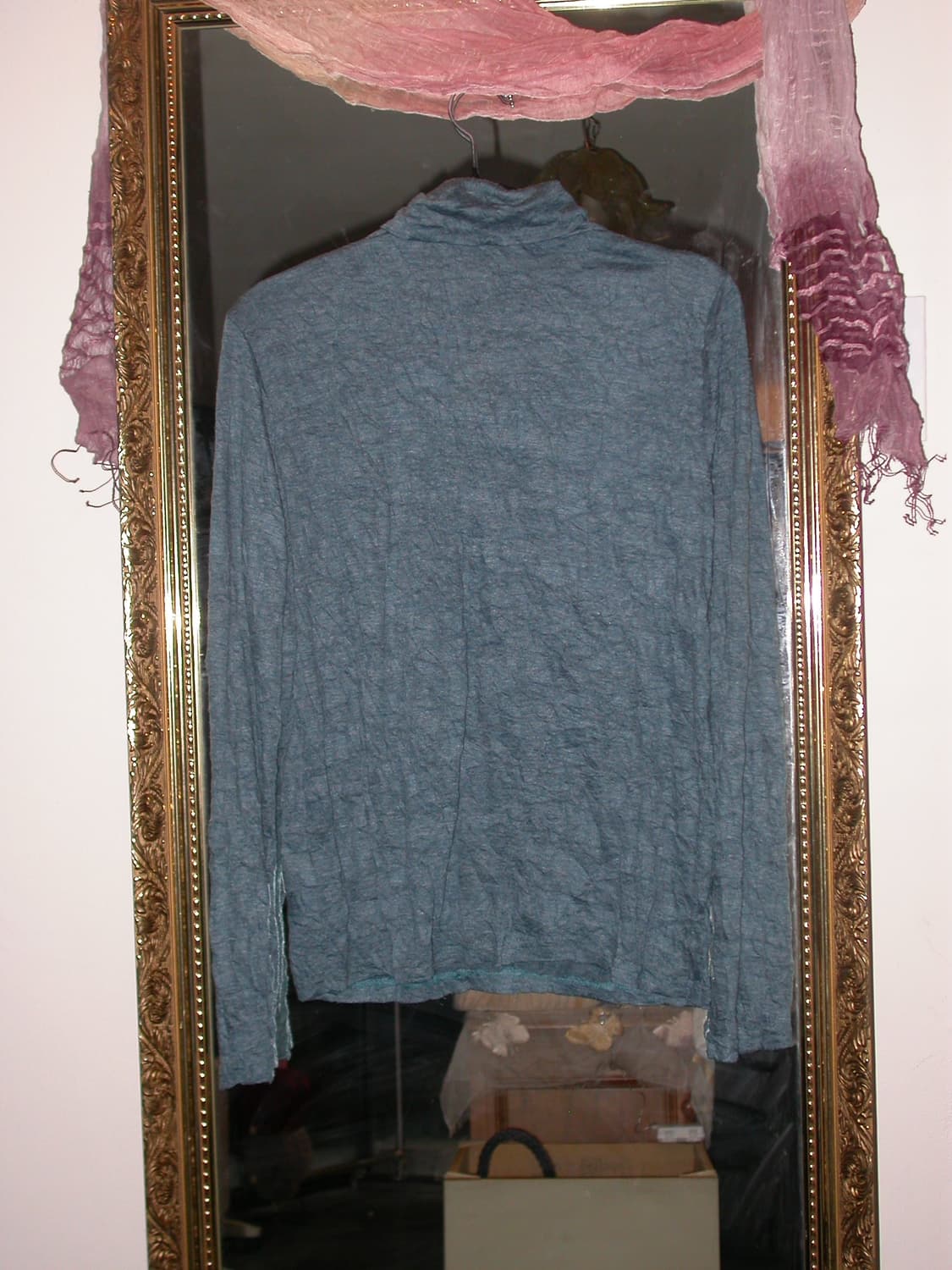 Vintage Blue flower stitch tee 상품이미지2