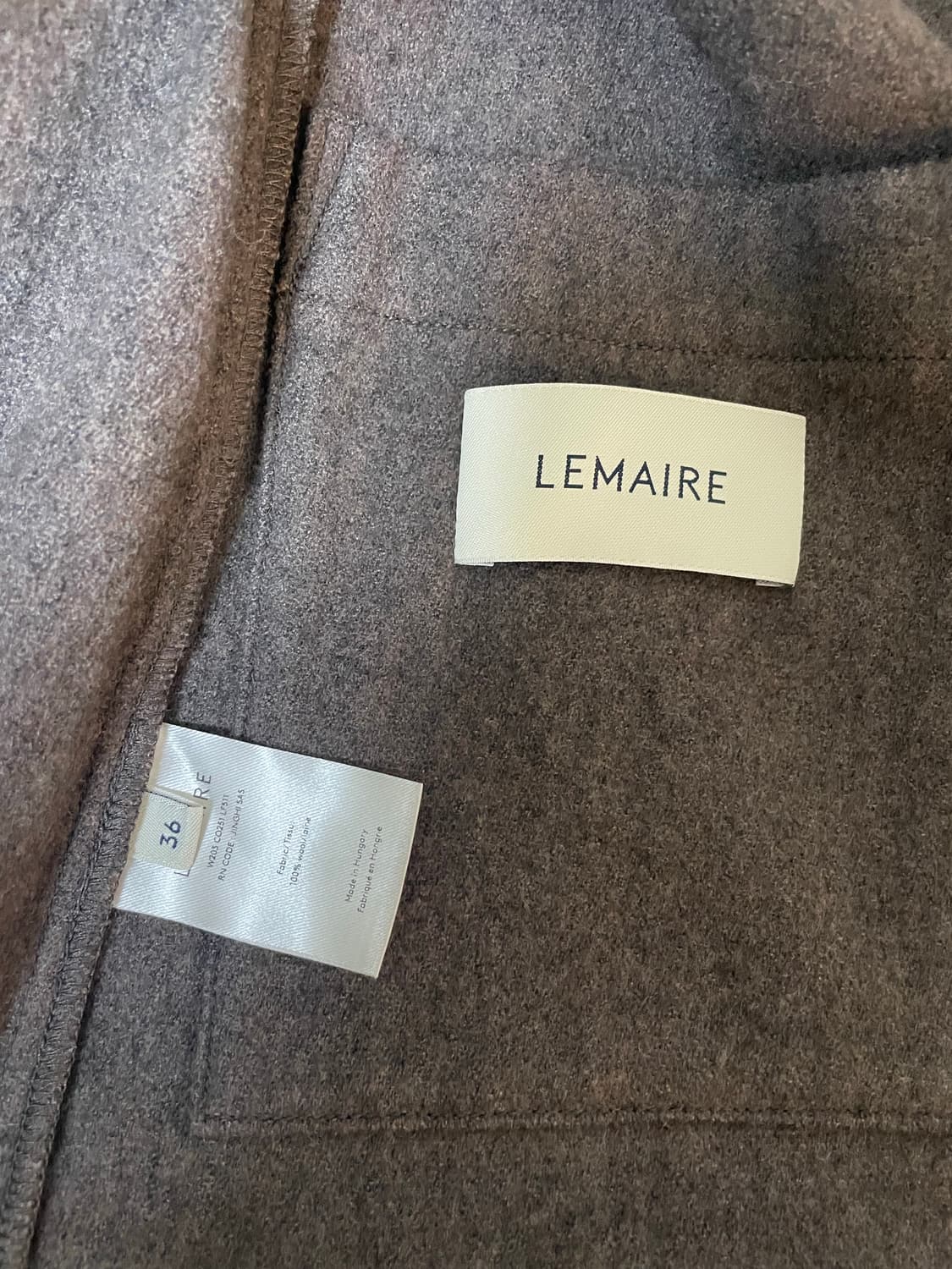 르메르 울 노티드 코트 상품이미지9