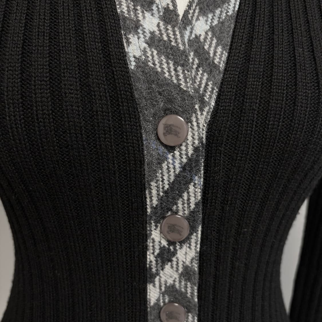 버버리 숄 카라 울 가디건 상품이미지4