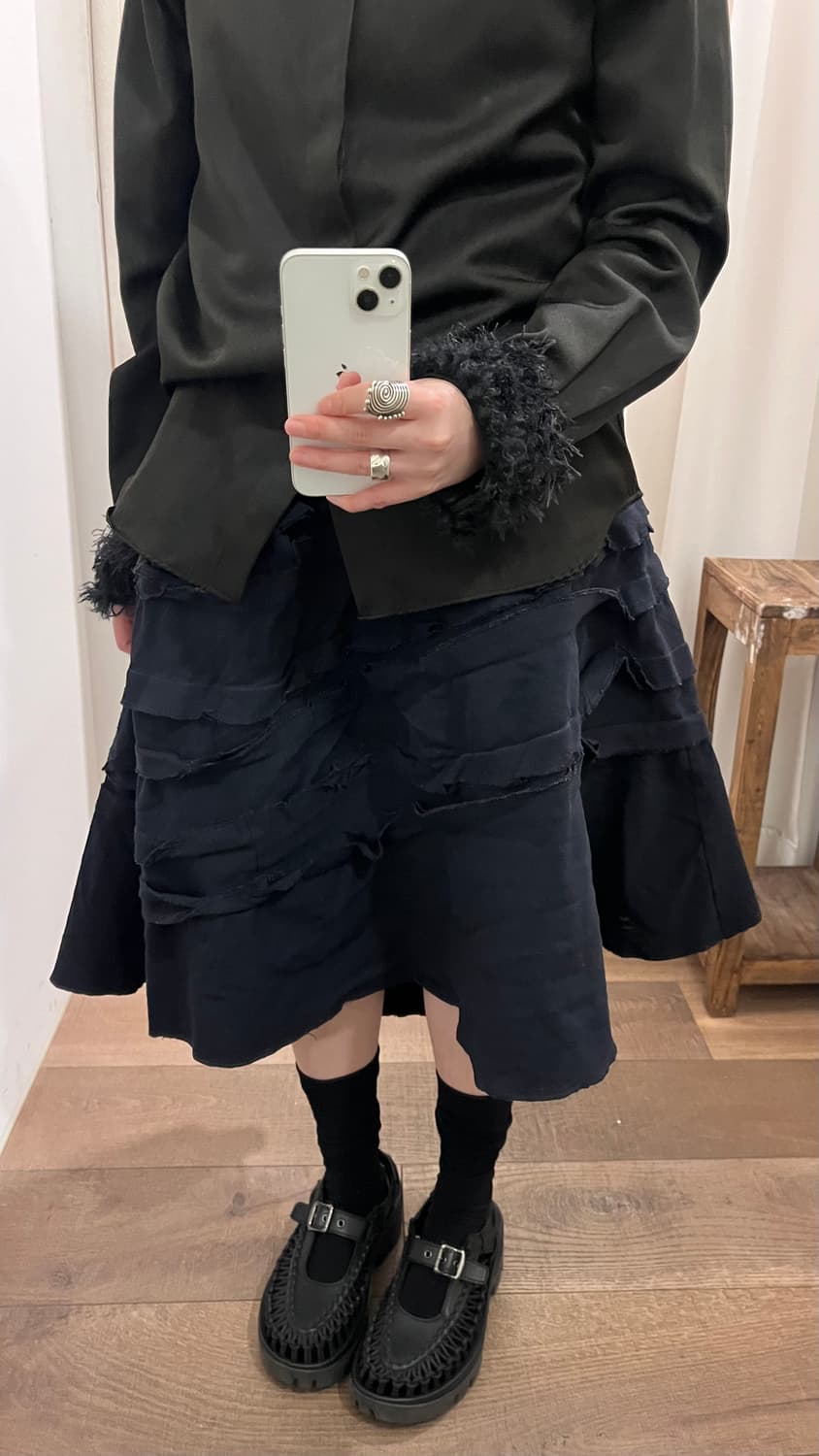 Polyester Fulling Ruffle Skirt 상품이미지3