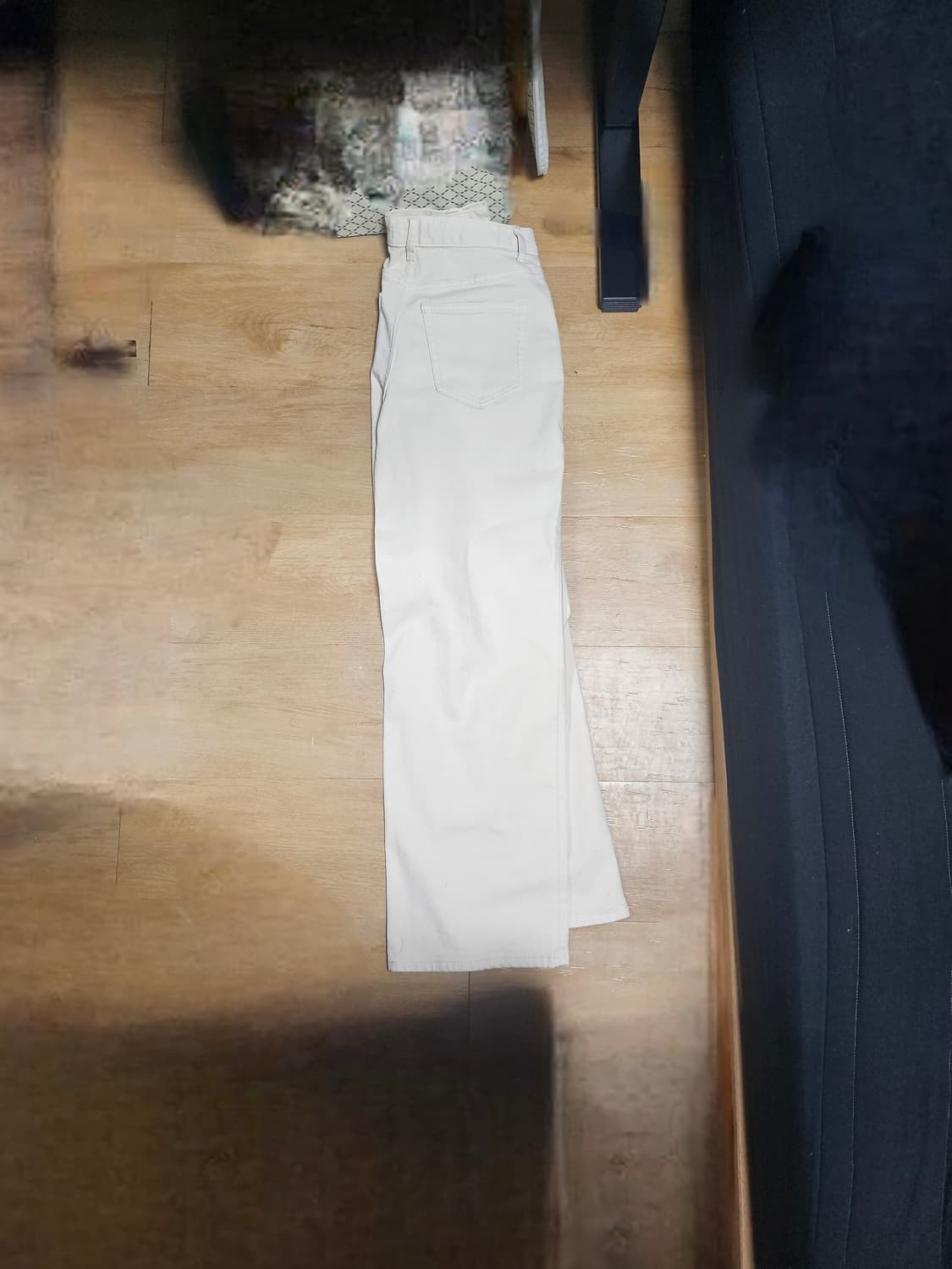 무탠다드 와이드 데님 팬츠 크림 29 상품이미지3