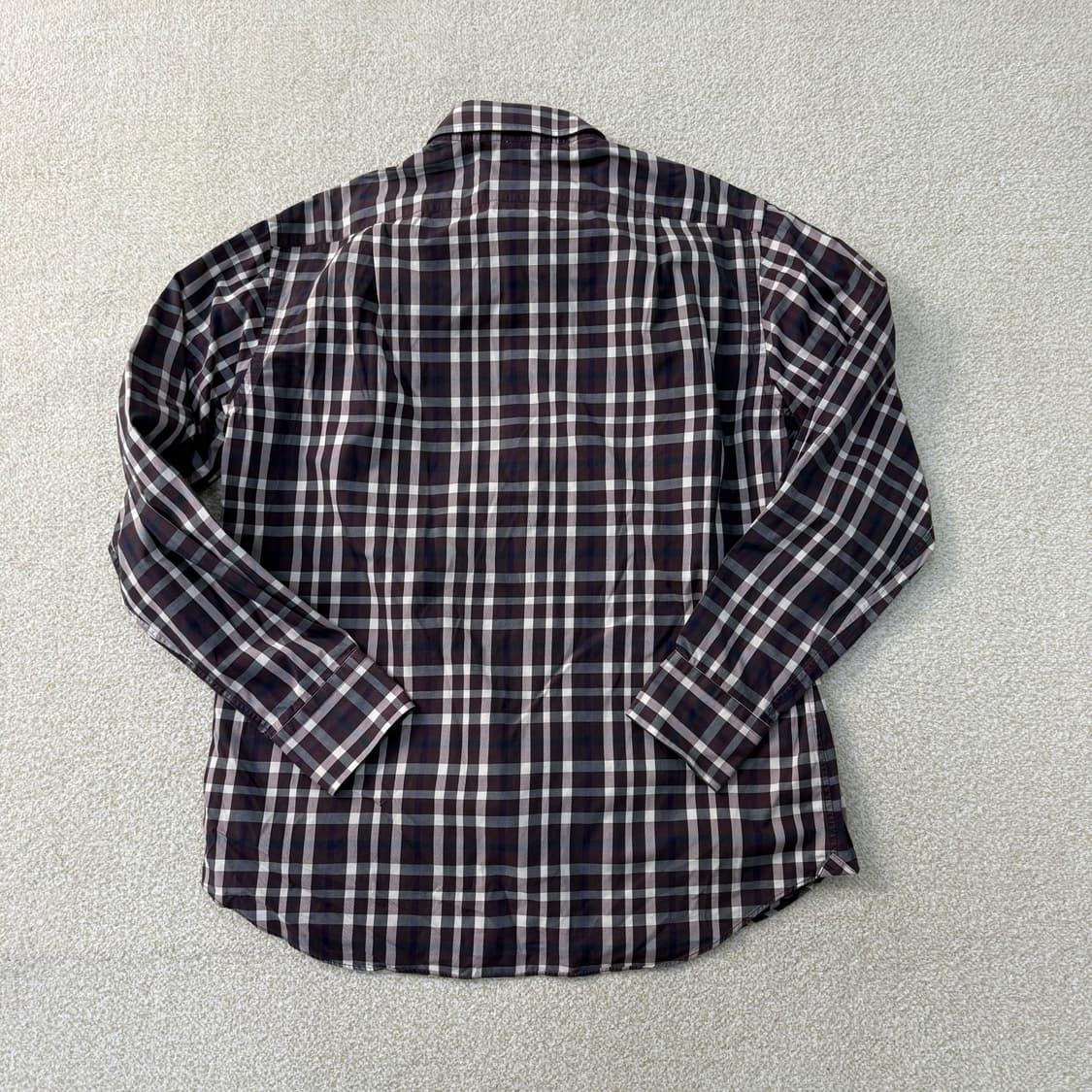 100 닥스 코튼 체크 긴팔 셔츠 0122T1 상품이미지2