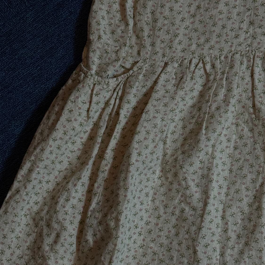 모리걸 플라워 패턴 롱 원피스 상품이미지3