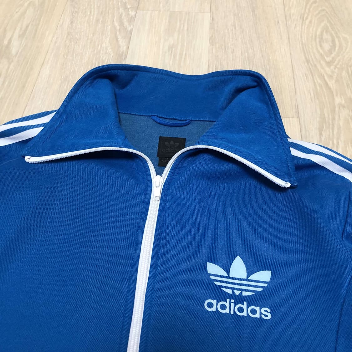 (95) 아디다스 adidas 유로파 TT 트랙탑 불꽃로고져지 블루 져지 상품이미지2