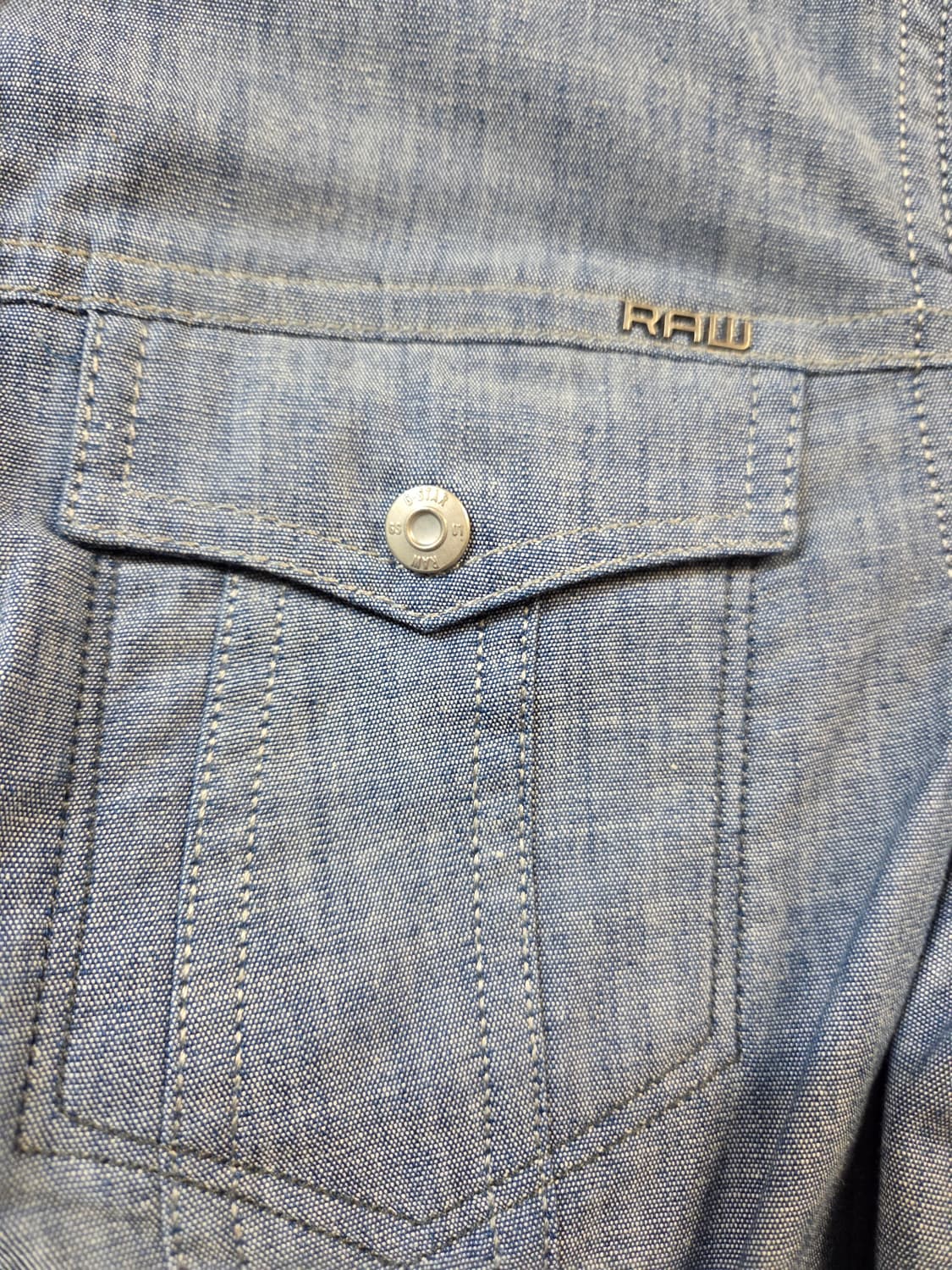 G-Star RAW 데님 집업 셔츠(S) 상품이미지3