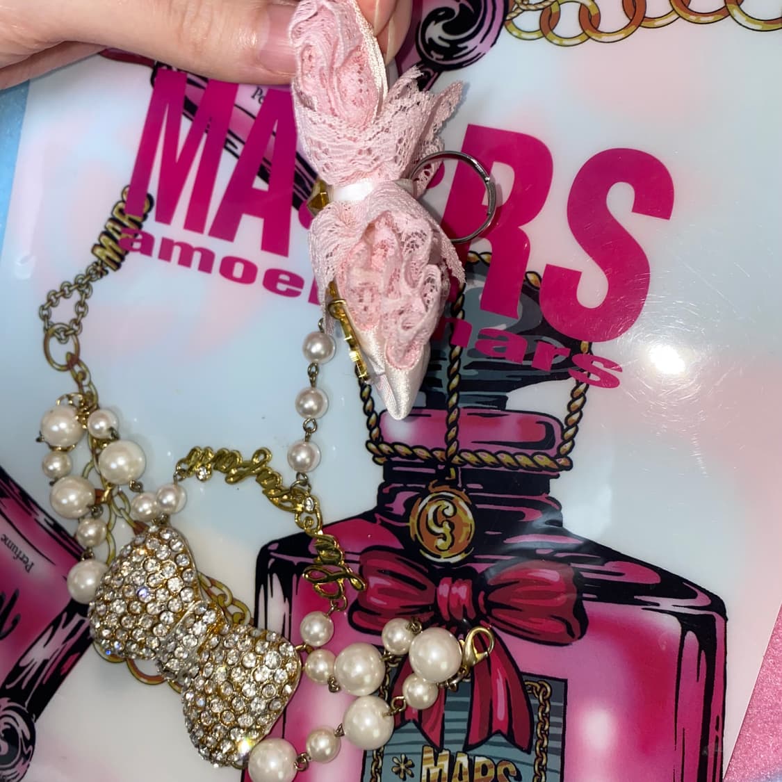 la pafait 라파페 히메갸루 리본 반지팔찌/리즈리사 마즈 다이아 상품이미지2