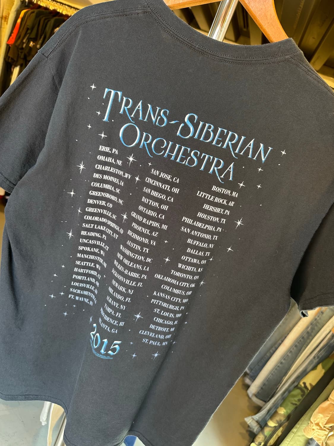 트랜스 시베리안 오케스트라 투어 2015 프린팅 티셔츠 상품이미지5