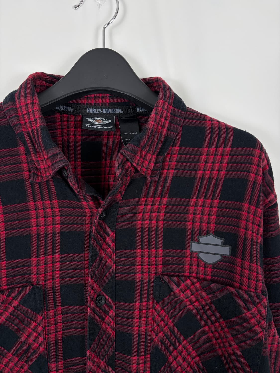 a264) 할리데이비슨 체크 셔츠 상품이미지3