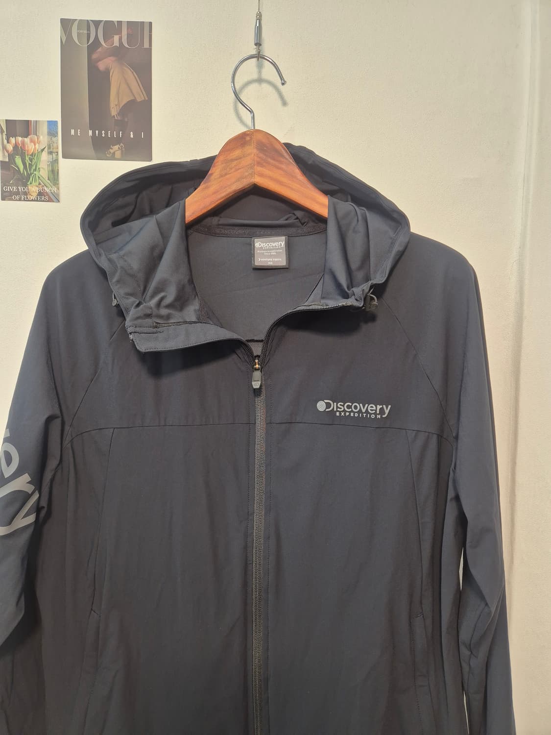 디스커버리 익스페디션 감정 후드 바람막이100 
사이즈  상품이미지2