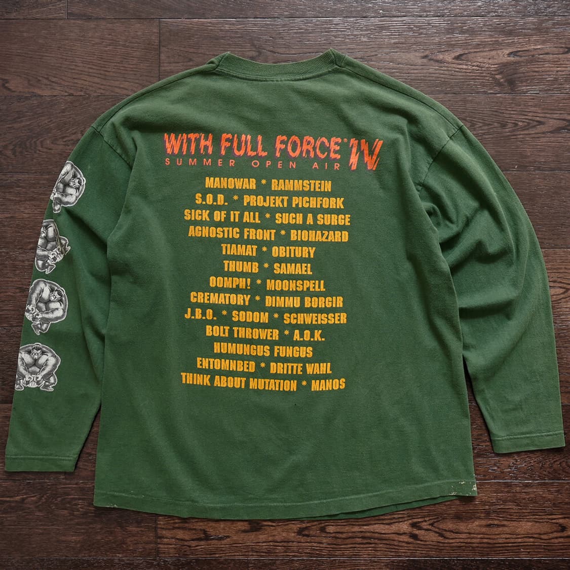 90s With Full Force 빈티지 티셔츠 상품이미지2