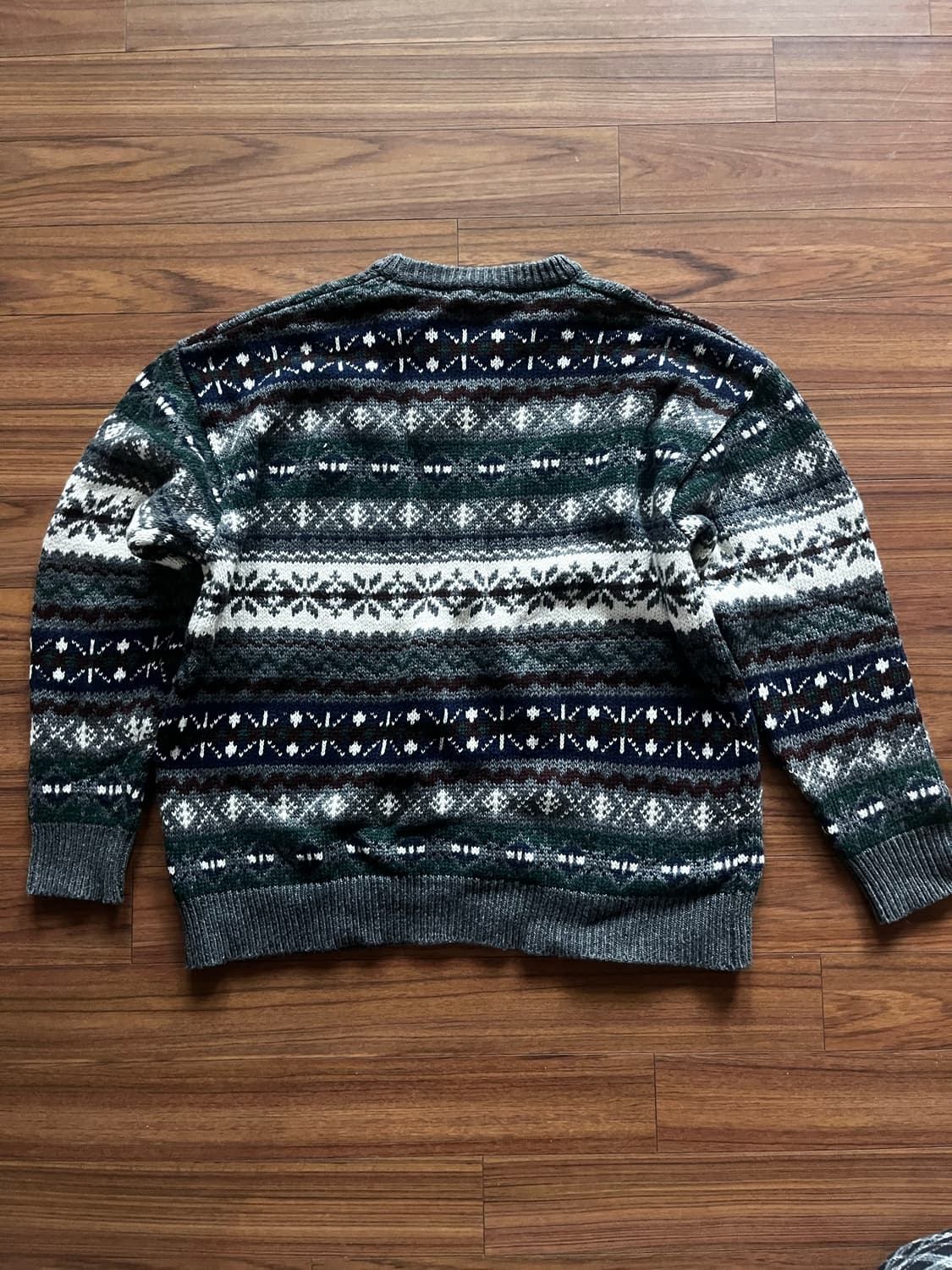 테이크이지 노르딕 페어아일 니트 그레이 M 상품이미지2