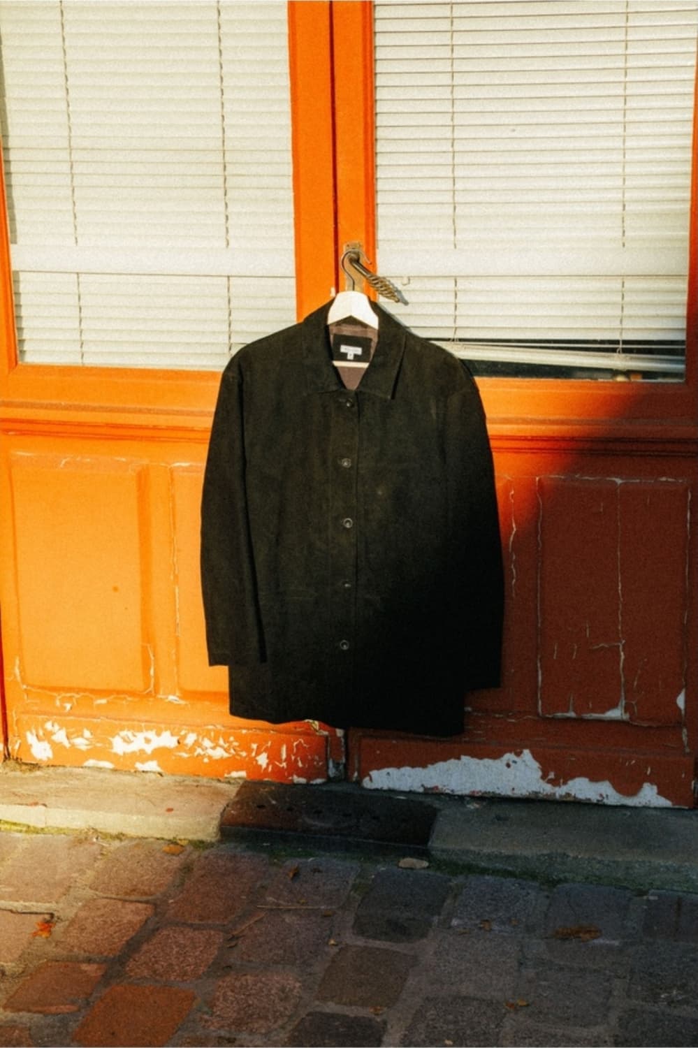 우드비 고트 스웨이드 자켓 블랙 2사이즈 판매 상품이미지1