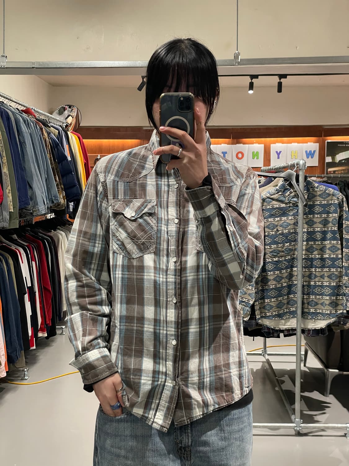 빈티지 웨스턴 셔츠 상품이미지1