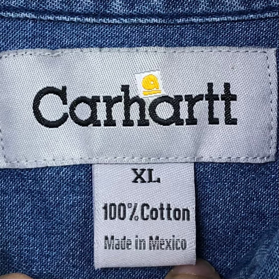 XL 칼하트 데님 셔츠 상품이미지3