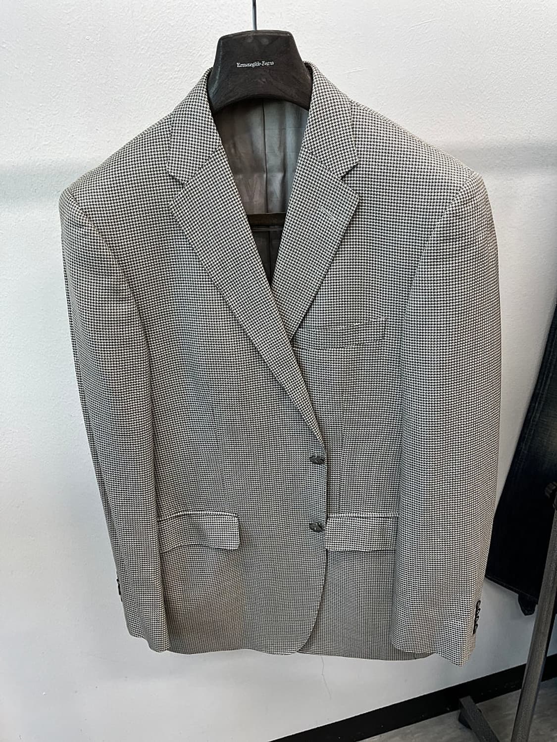 105) 베르사체 컬렉션 잔체크 블레이져  상품이미지3