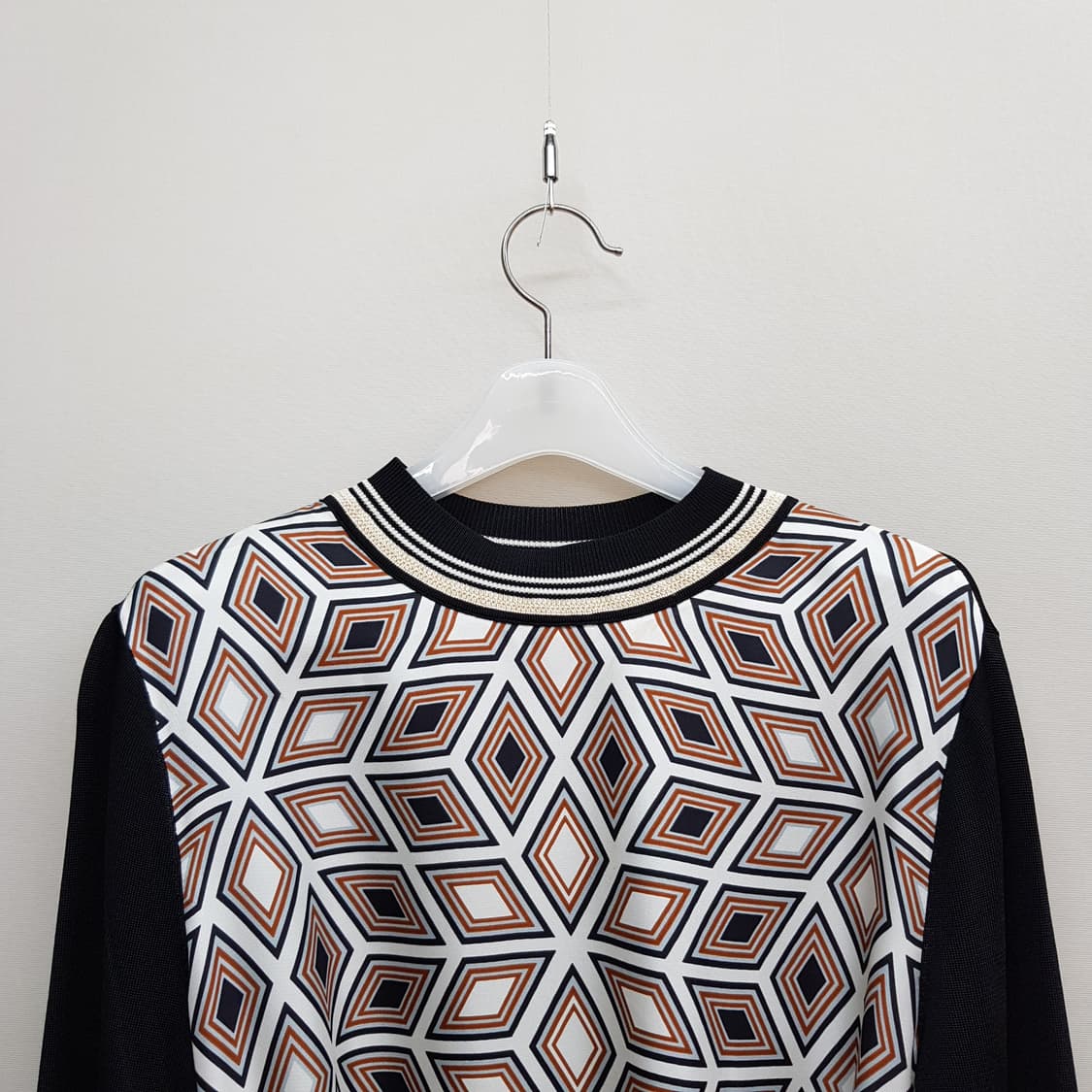 토리버치 기하학 패턴 니트 배색 벨트 원피스 M사이즈 상품이미지3