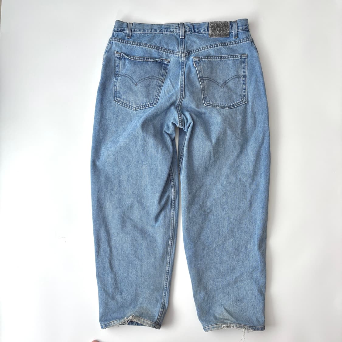 90s 리바이스 실버탭 배기진 연청 상품이미지2