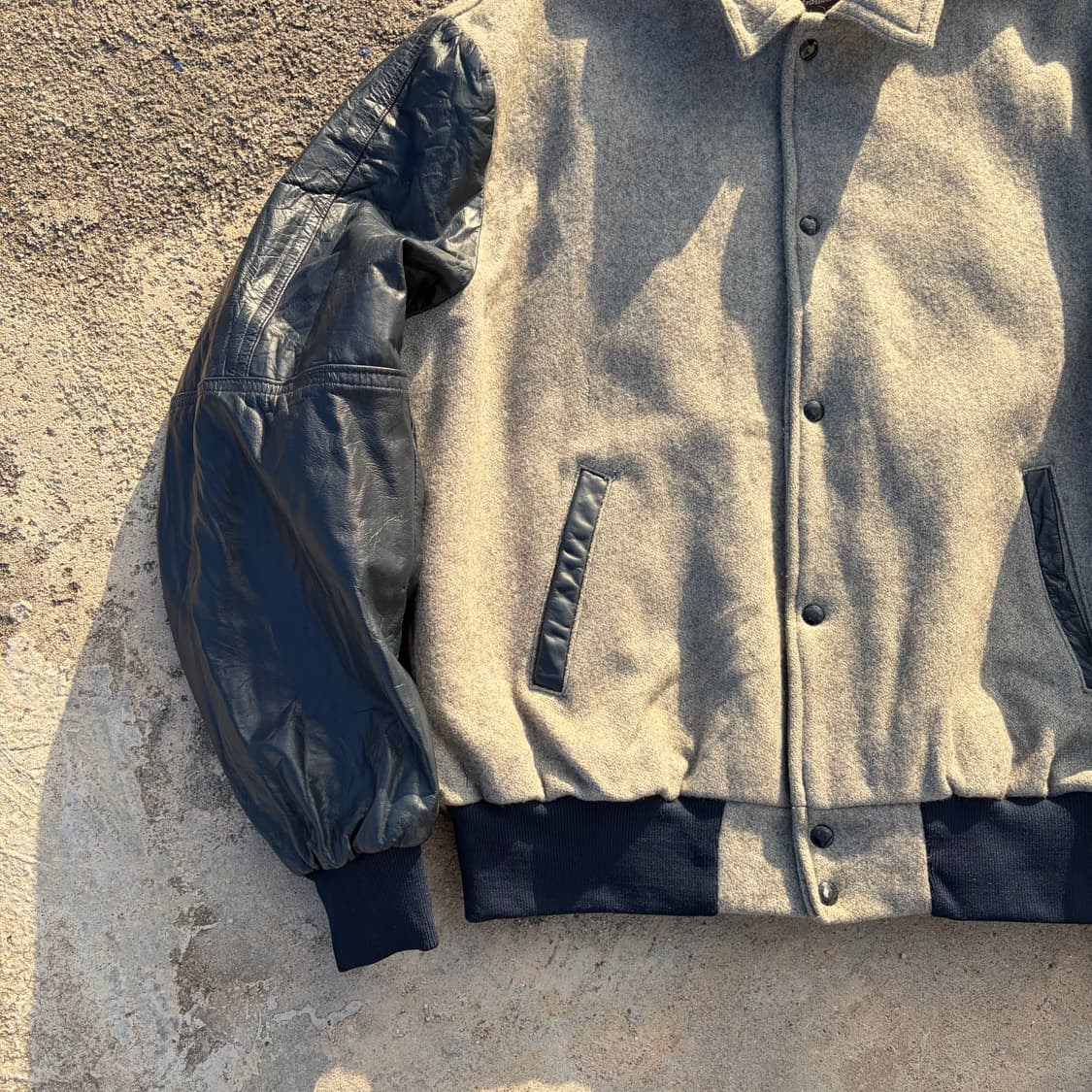 80s CANADA 빈티지 울 바시티 자켓 L 상품이미지3