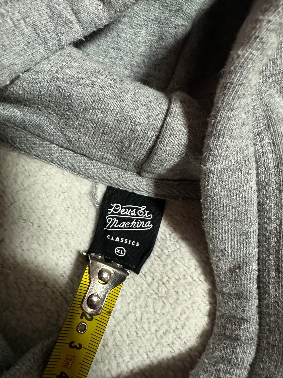 (XL) 데우스 후드티 그레이 상품이미지5