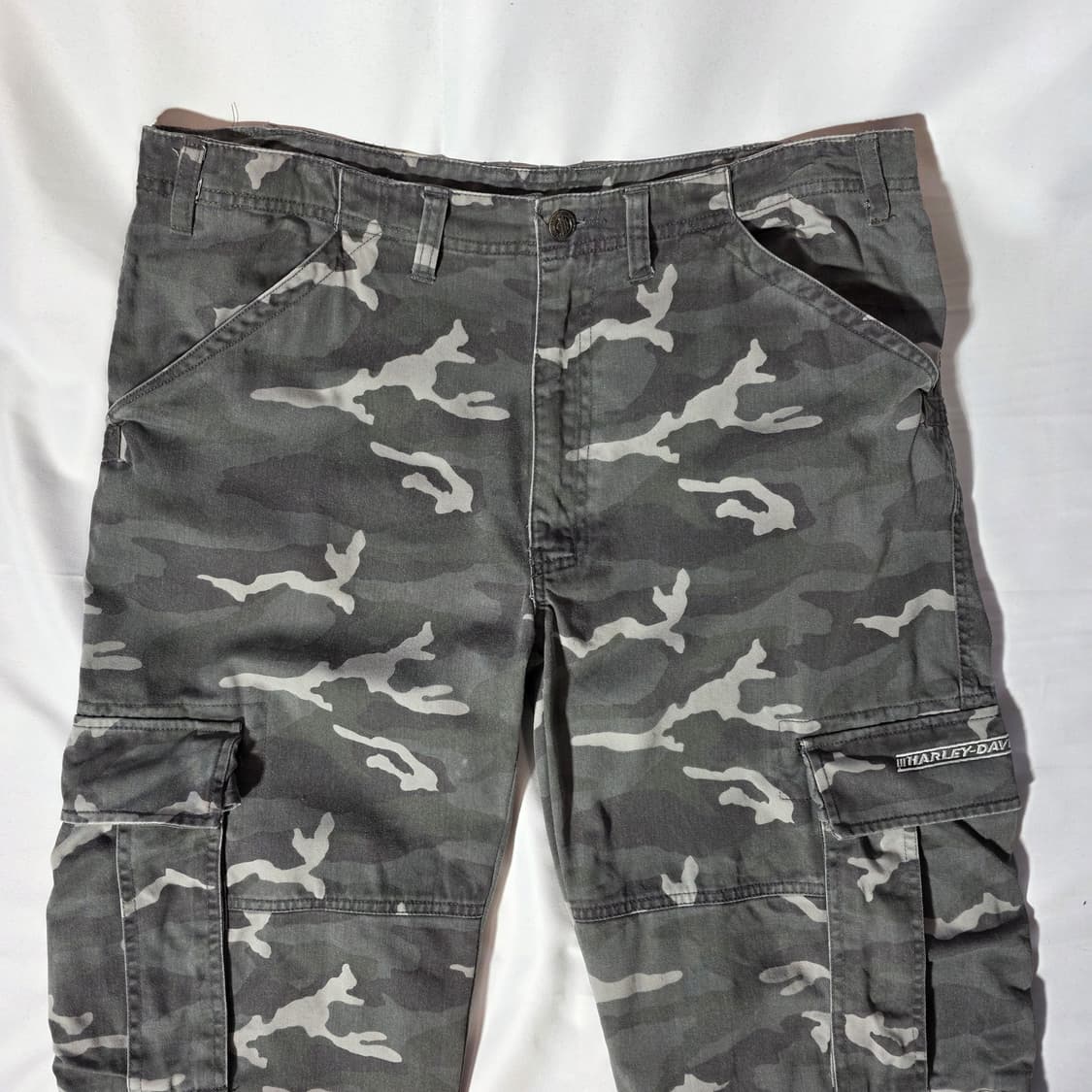 [34]할리데이비슨 카모 카고 팬츠 상품이미지2