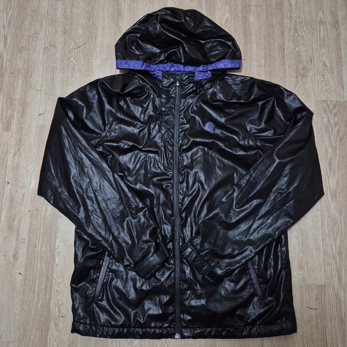 컨버스 원스타 로고 바람막이 후드 자켓 L(100) 상품이미지1