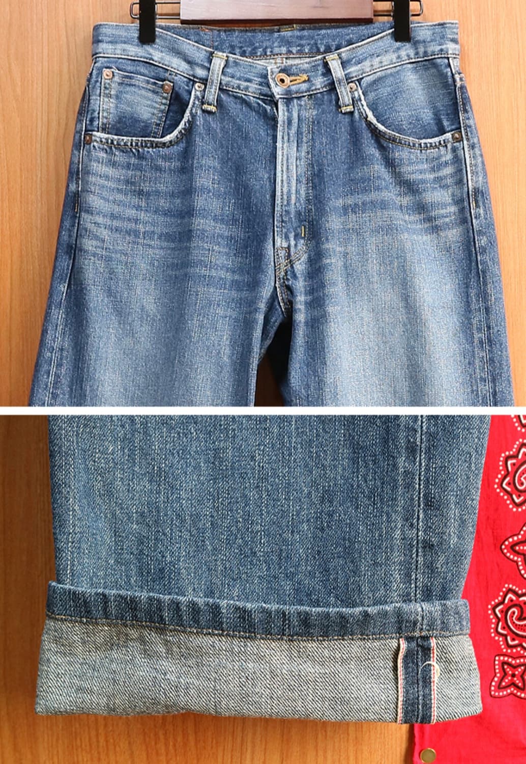 일본판  90S EDWIN 에드윈 505Z 빈티지 셀비지 데님  

 상품이미지4