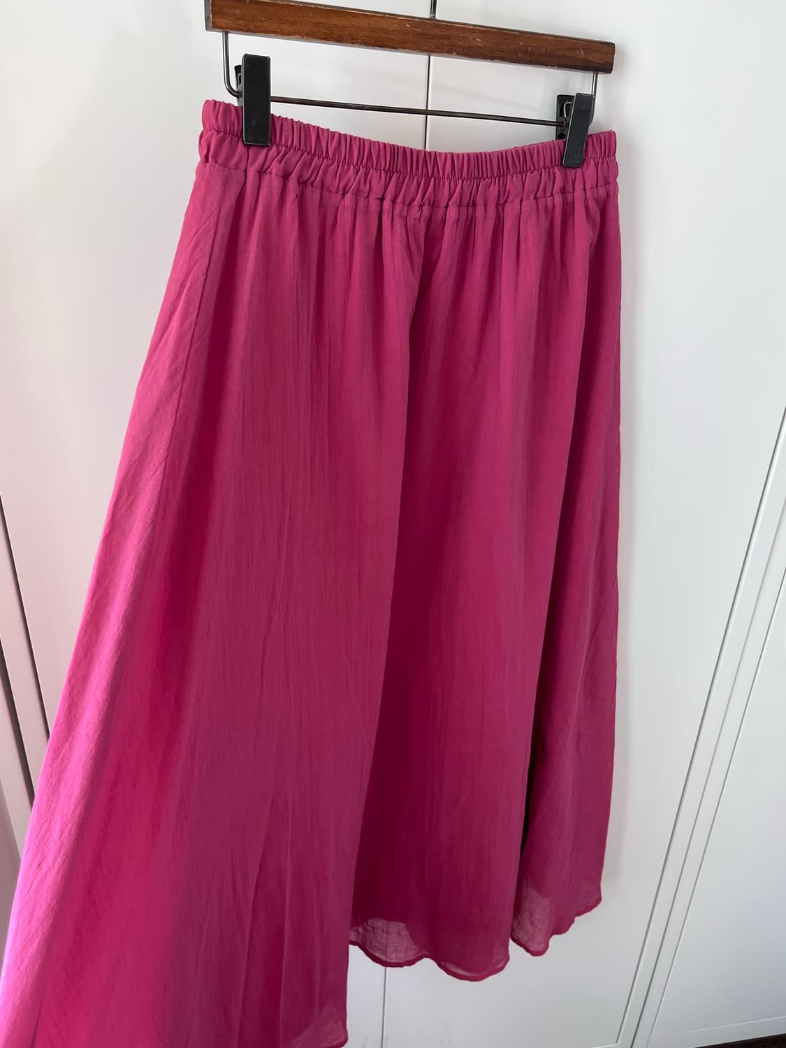 Vintage 하구미 핫핑크 롱 스커트 상품이미지9