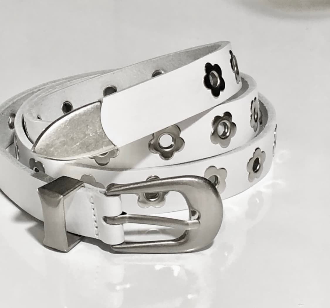 플라워 아일렛 벨트 상품이미지1