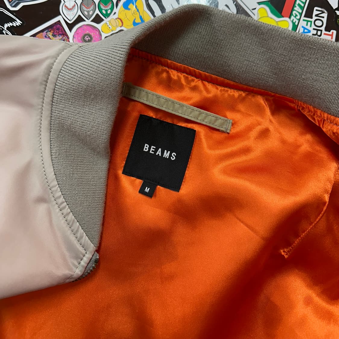 빔즈 나일론 MA-1 자켓 M 상품이미지4