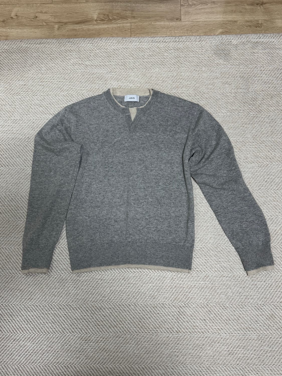 [M]주앙옴므 레이어드 라운드 니트 상품이미지2