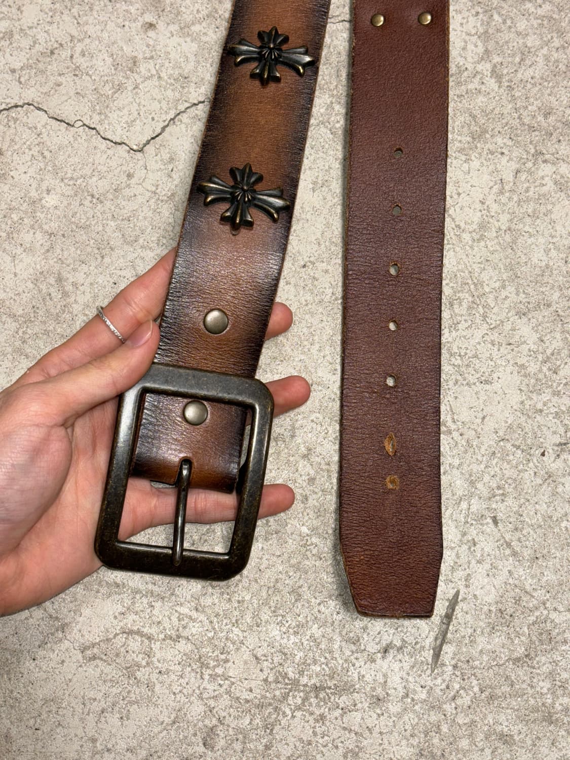 빈티지 레더 벨트 상품이미지9