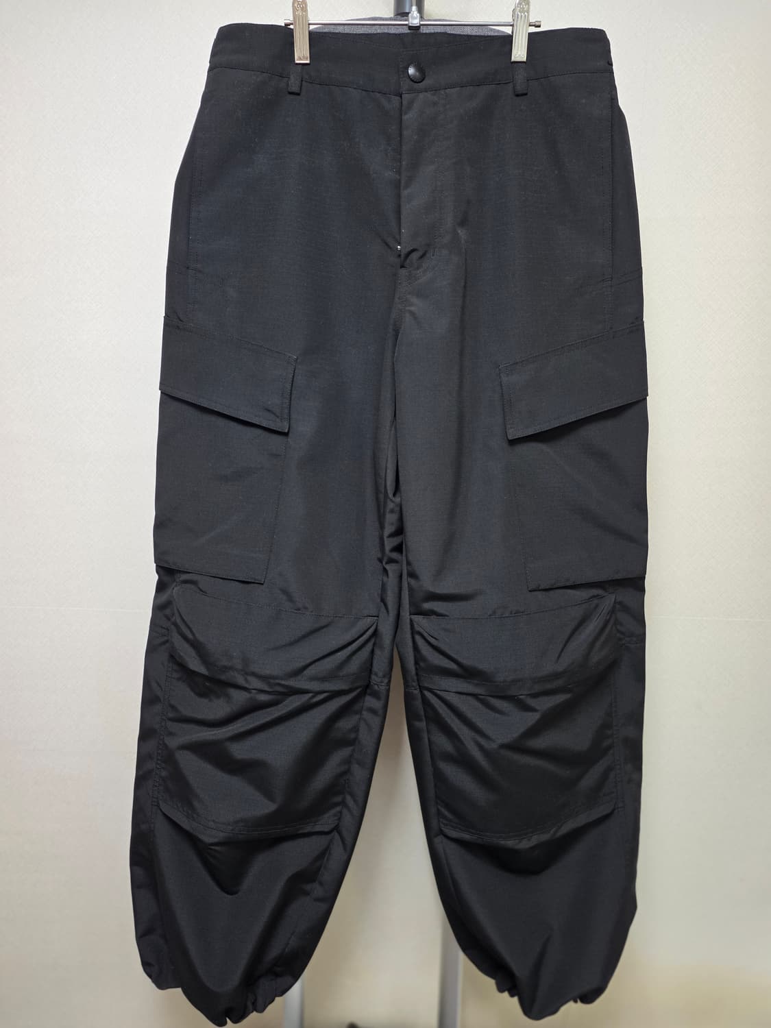 솔리드옴므 24fw 나일론 와이드 바지 정품 상품이미지1