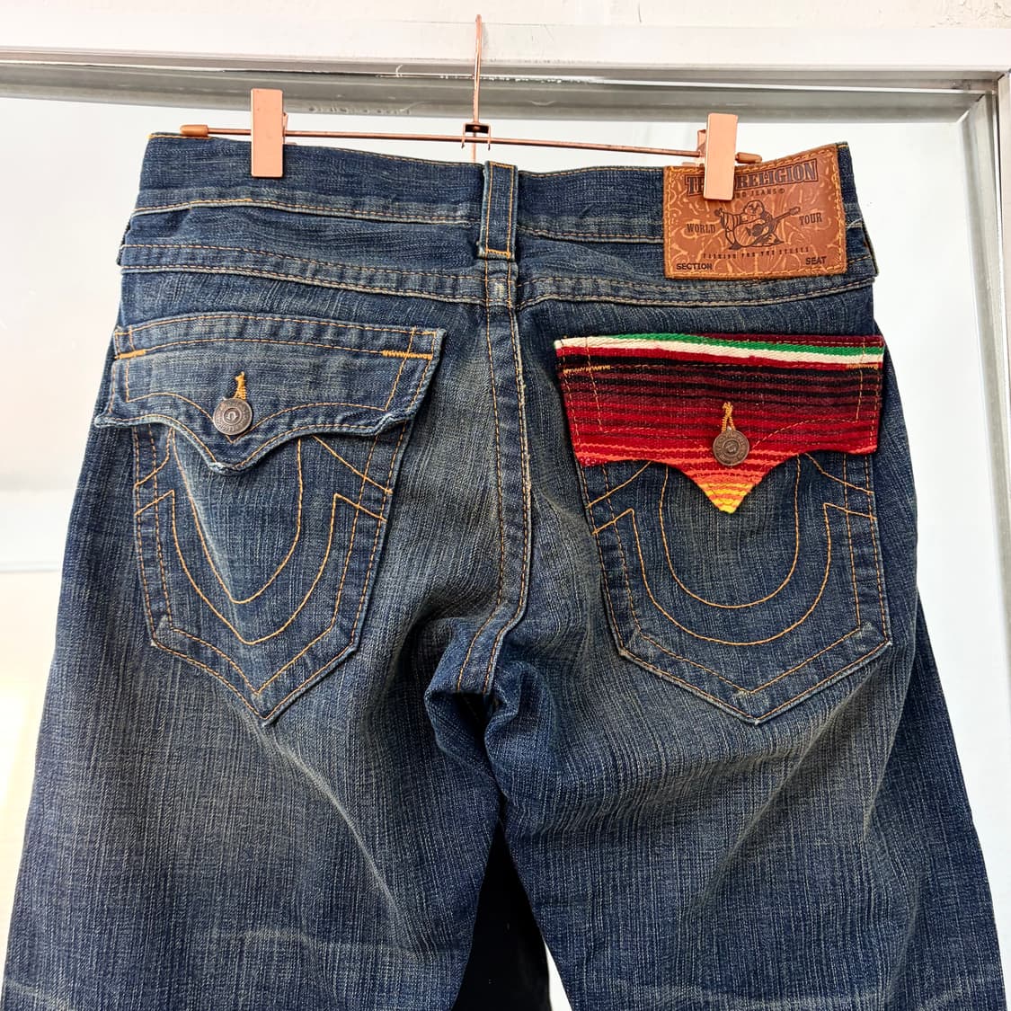 트루릴리전 레인보우 데미지 데님 팬츠 상품이미지6