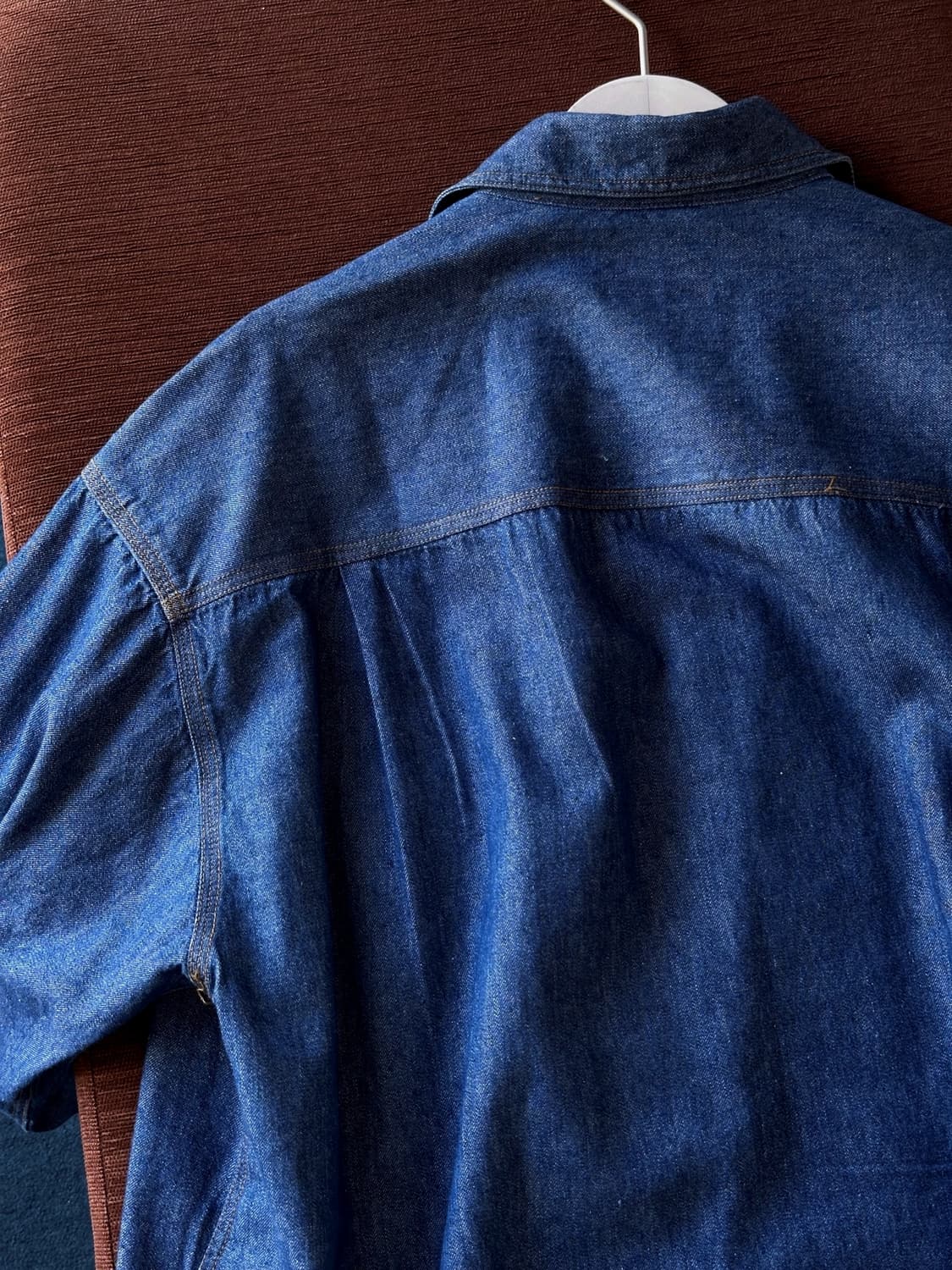 Cotton denim worker shirt 상품이미지4