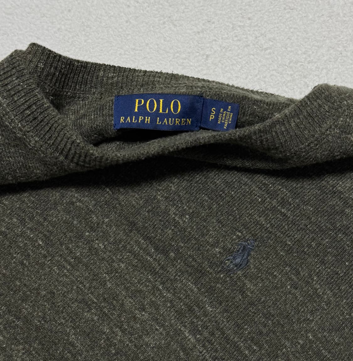 폴로 랄프로렌 딥카키/딥블루 니트 상품이미지4