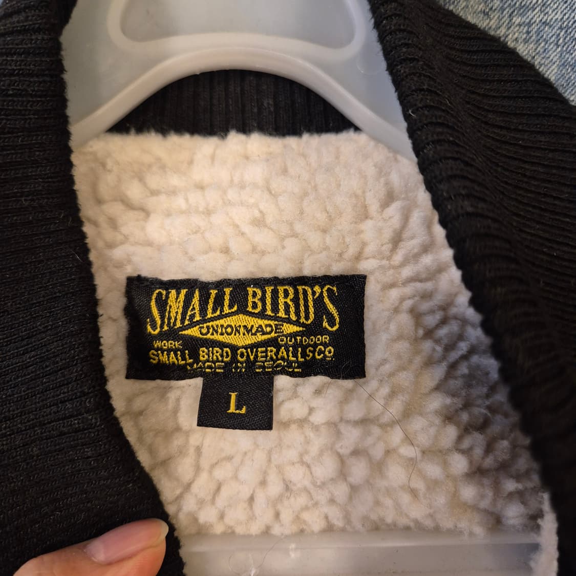 L 안감털배색 면 워크조끼 상품이미지3