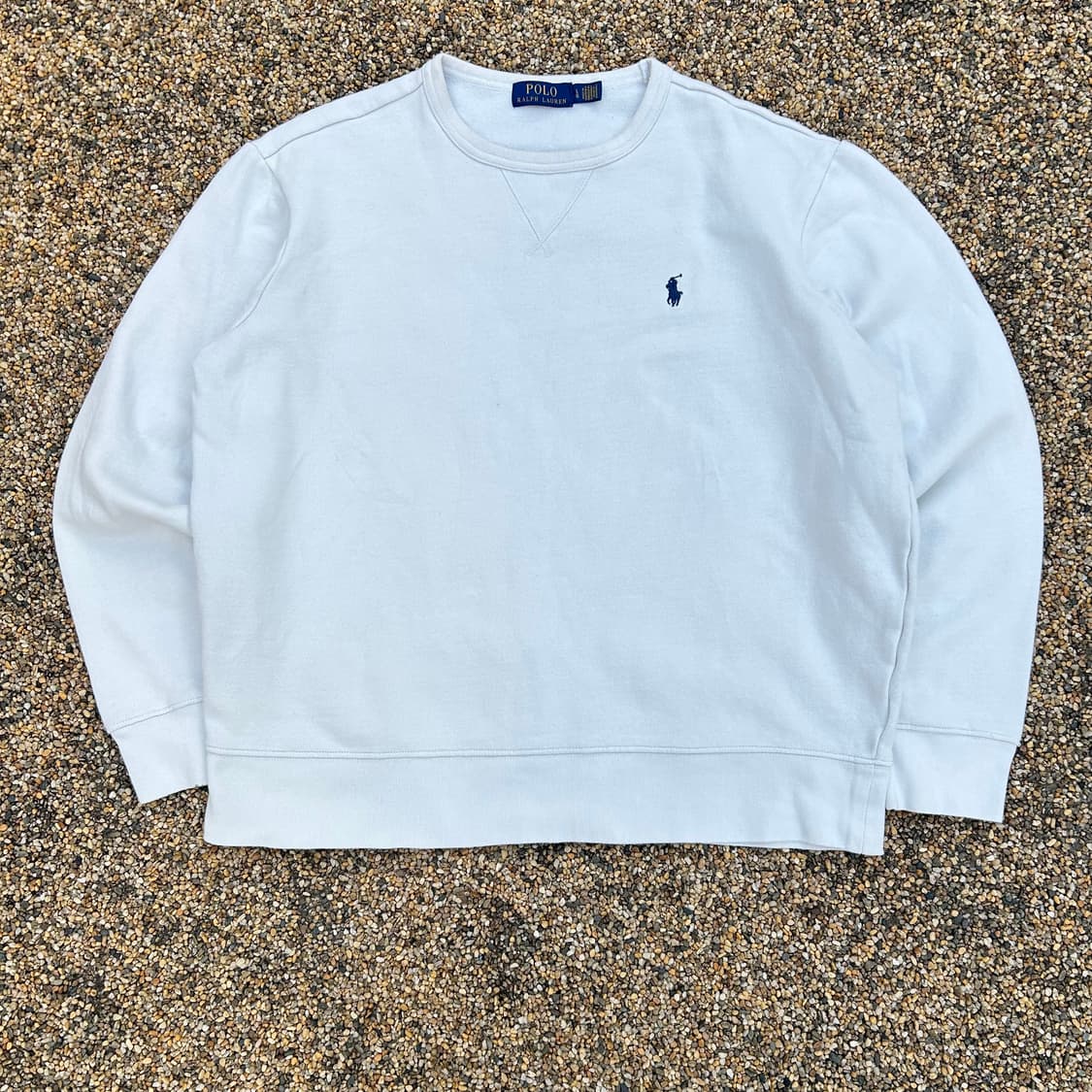 폴로 랄프로렌 화이트 맨투맨 상품이미지1