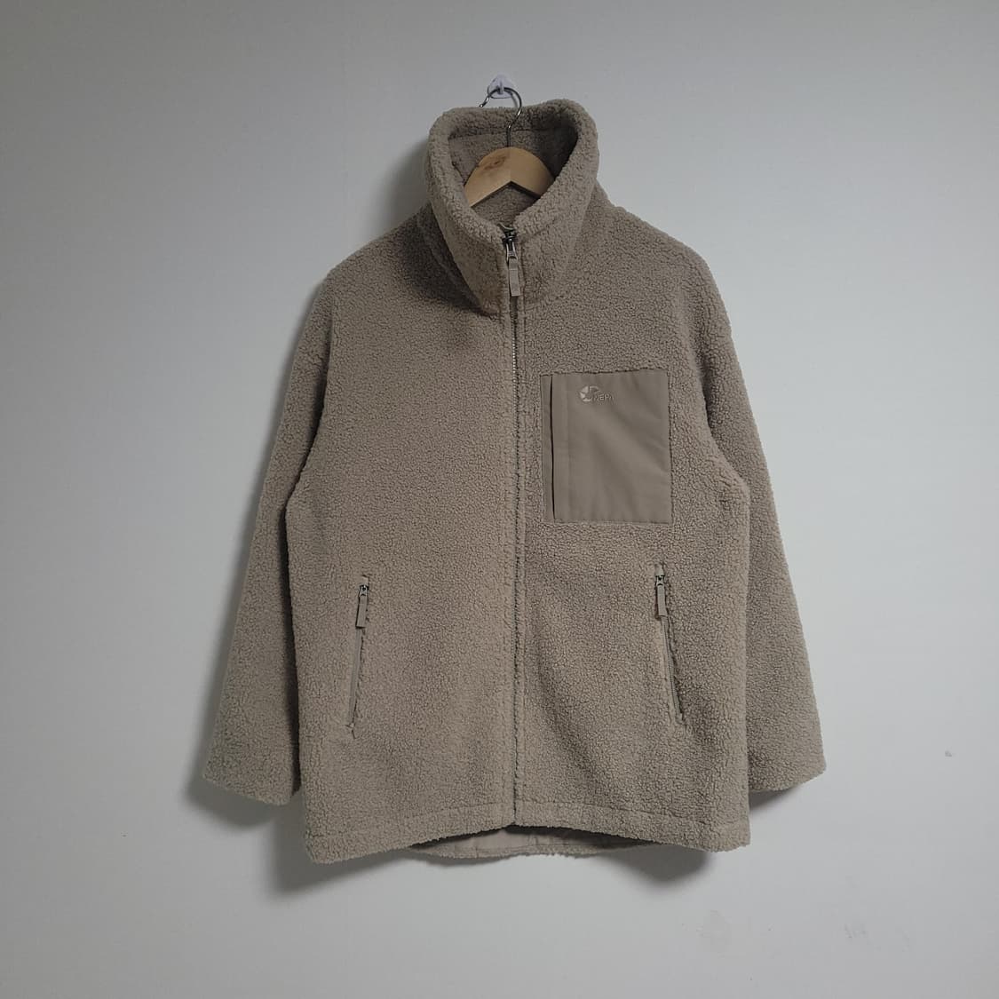 (95) NEPA 네파 뽀글이 여성 플리스 자켓 베이지 양털 후리스 상품이미지1