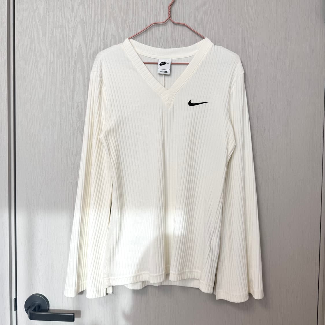 (L) 나이키 브이넥 골지 져지 티셔츠 상품이미지1
