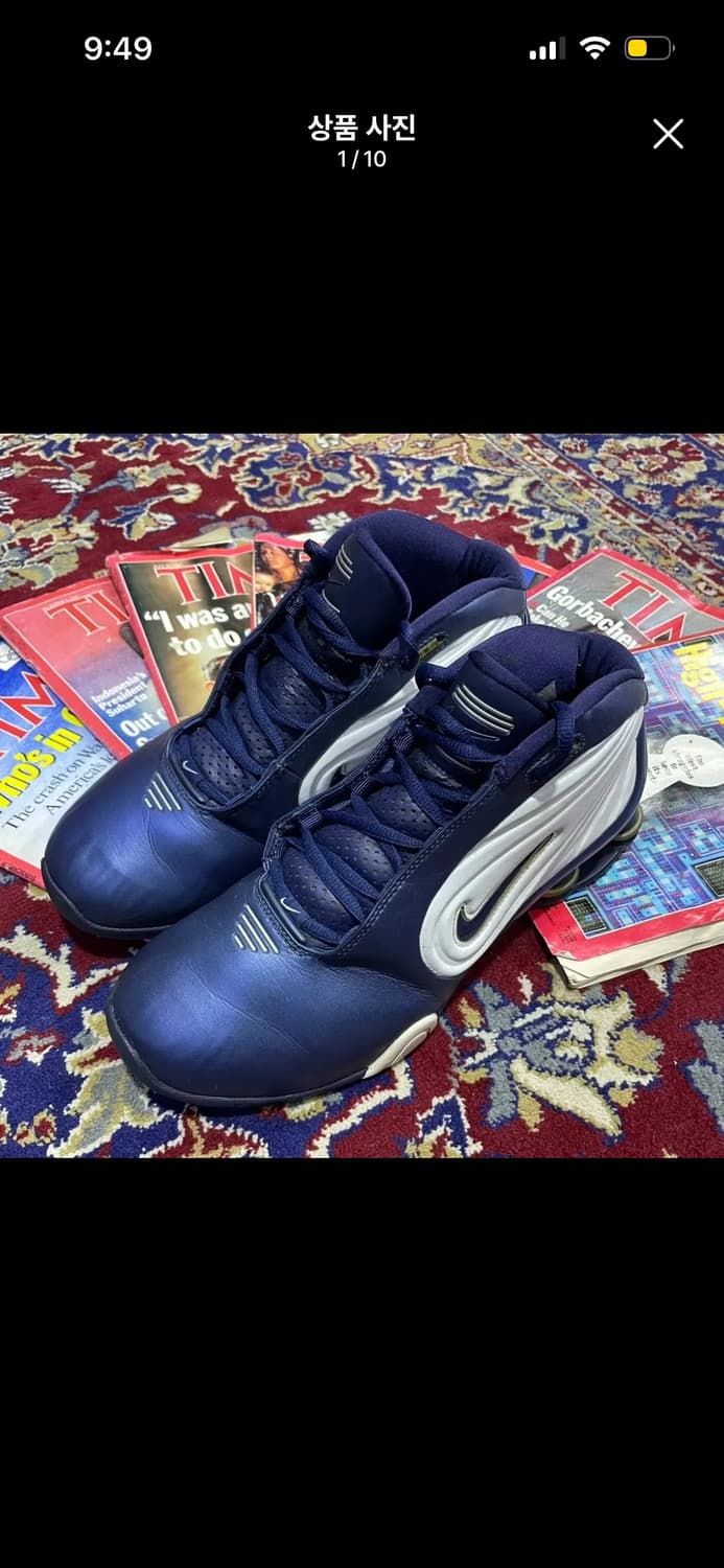 나이키 샥스 2002 네이비 275 상품이미지1