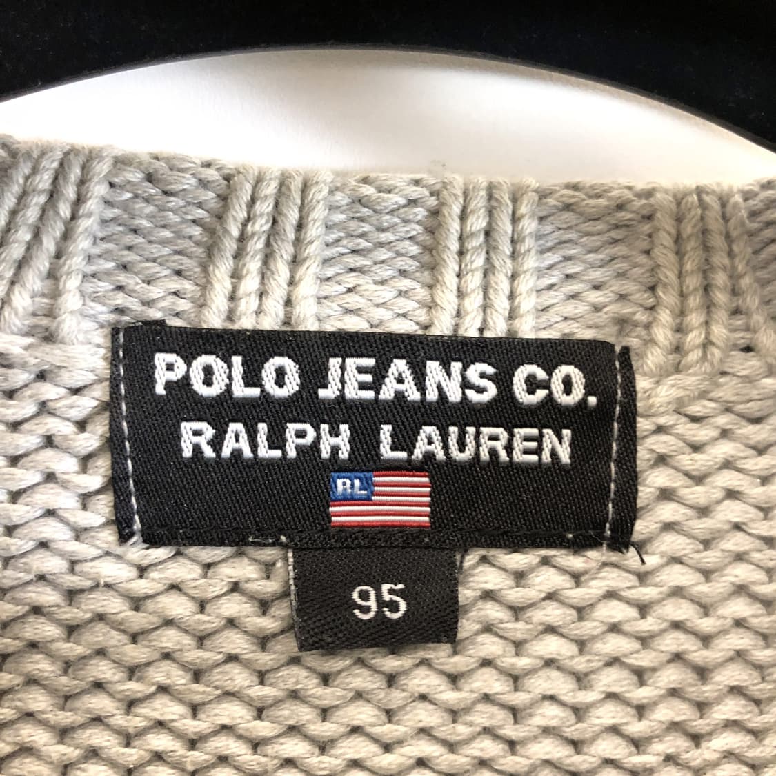 폴로 스펠로고 코튼니트 95 사이즈 상품이미지5