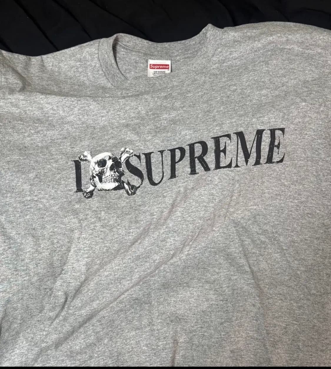 정품] 슈프림 스컬 반팔티 25FW Supreme Skull Tee 헤더 상품이미지2