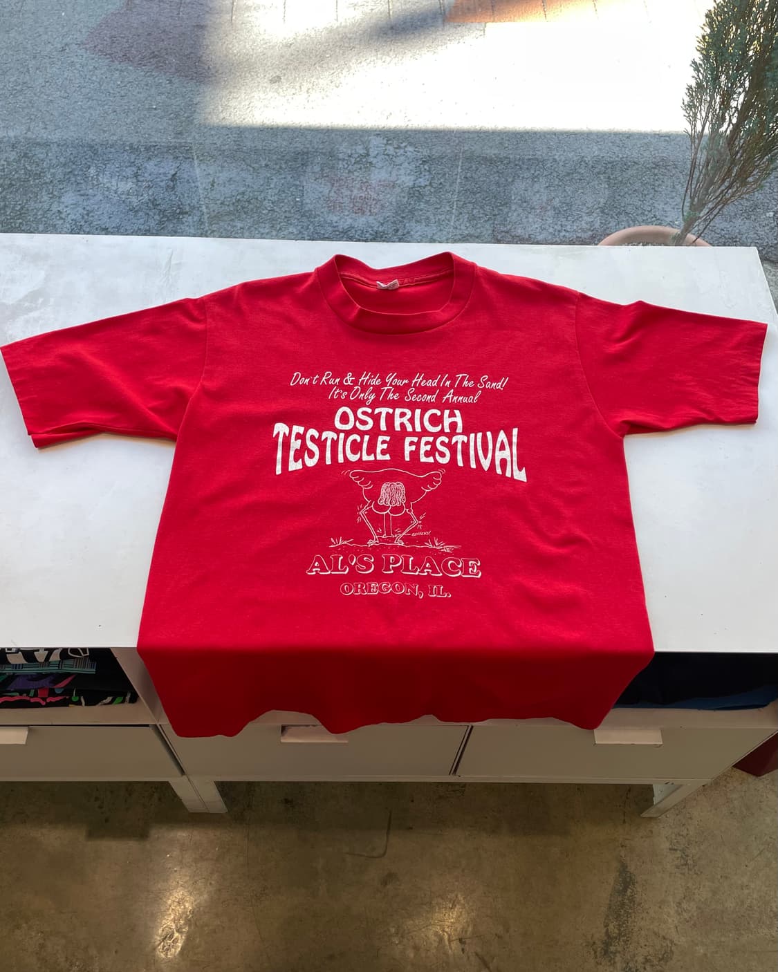 80’s "Ostrich Testicle Festival” T-shirt 상품이미지4