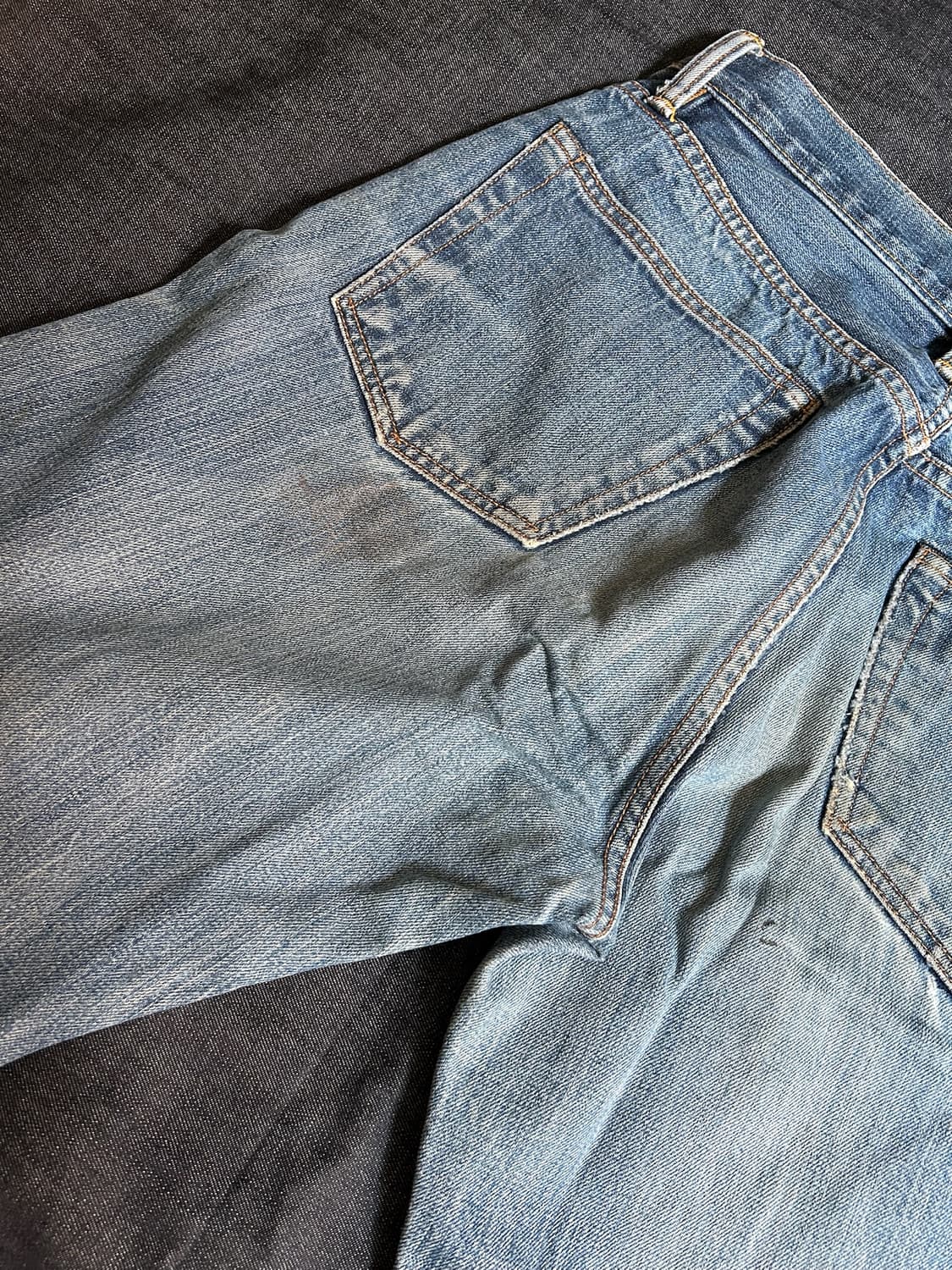 RRL cut off denim pants Made in USA 상품이미지7